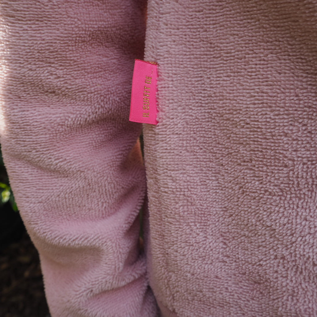 Sweat couleur « Rose poudré »