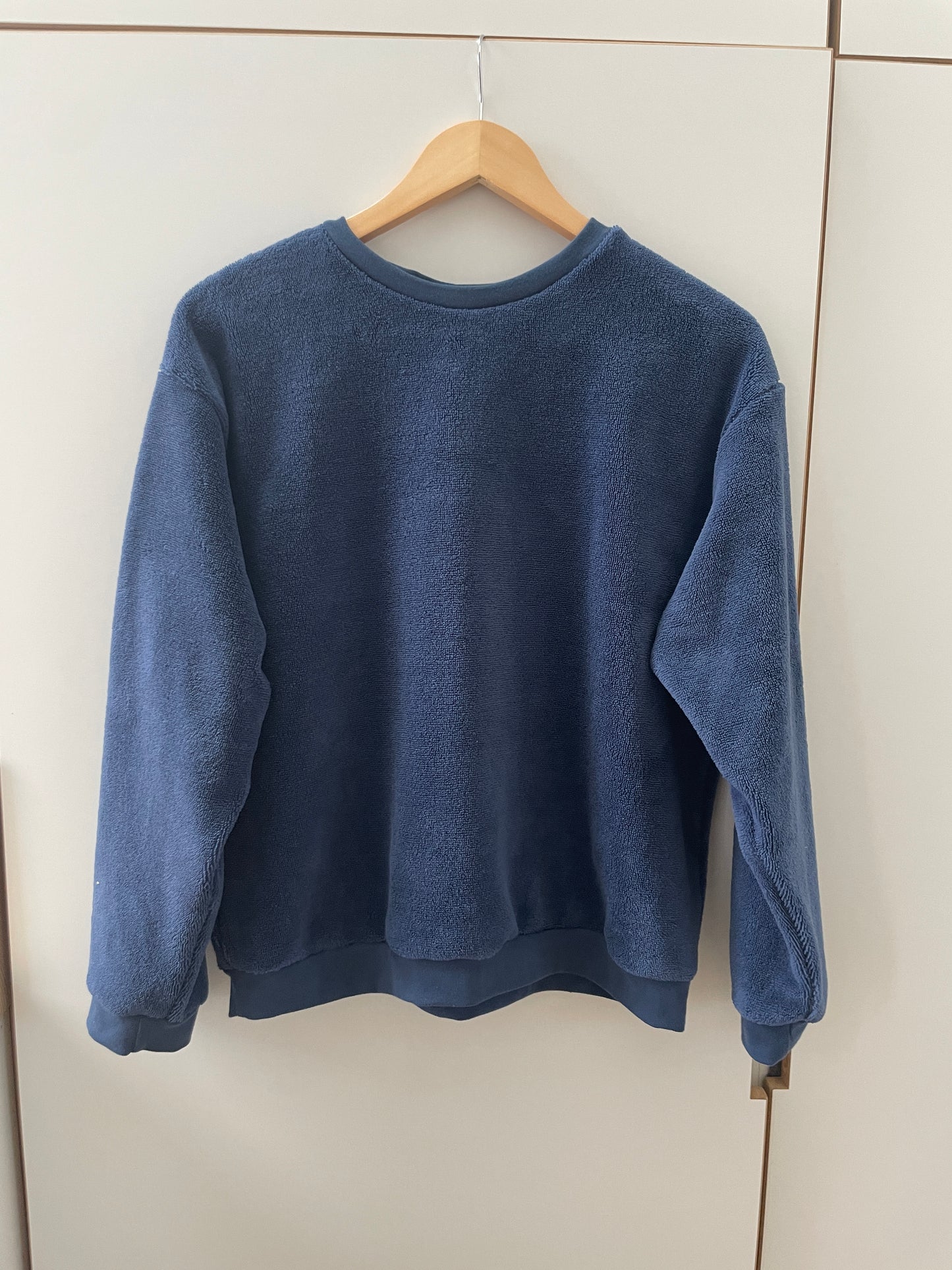 Sweat couleur « bleu denim »