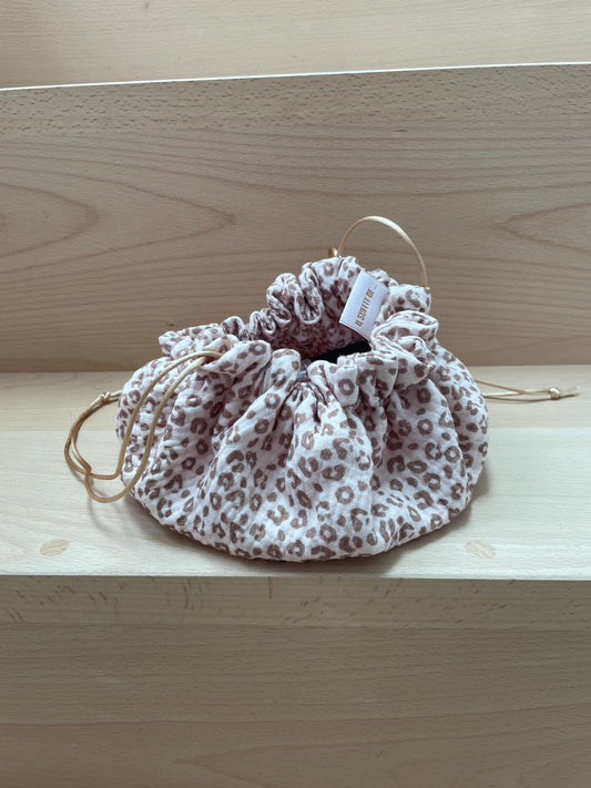 Trousse de Maquillage "Caro" Double gaze motif léopard 🐆