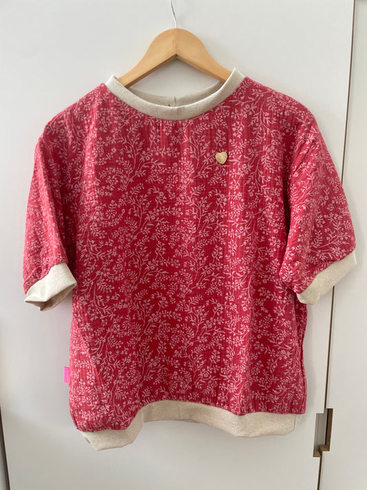 Blouse - gaze de coton Santal Rosé - Style chic & décontracté